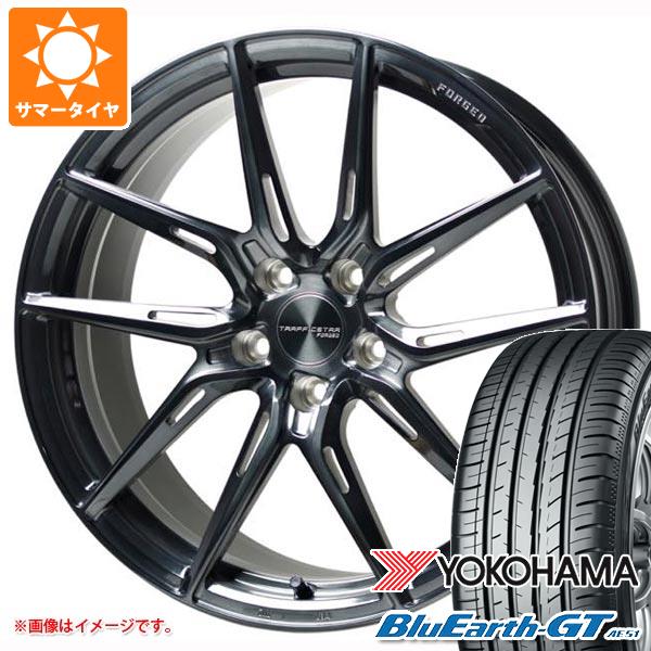 【タイヤ交換対象】サマータイヤ 245/40R19 98W XL ヨコハマ ブルーアースGT AE51 トラフィックスター フォージド TSF-02 8.0-19 タイヤホイール4本セット