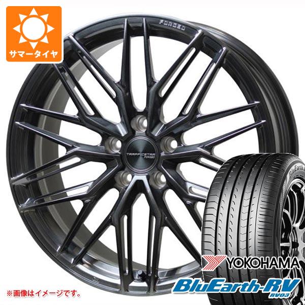 【タイヤ交換対象】サマータイヤ 245/40R19 98W XL ヨコハマ ブルーアースRV RV03 トラフィックスター フォージド TSF-03 8.0-19 タイヤホイール4本セット