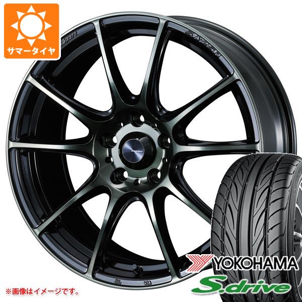 【タイヤ交換対象】サマータイヤ 165/45R16 74V REINF ヨコハマ DNA S.ドライブ ES03 ES03N ウェッズスポーツ SA-25R 5.0-16 タイヤホイール4本セット