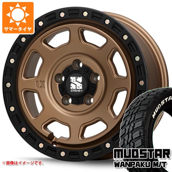 【タイヤ交換対象】エクリプスクロス GK系用 サマータイヤ マッドスター ワンパク M/T 235/70R16 106S ホワイトレター MLJ エクストリームJ XJ07 7.0-16 タイヤホイール4本セット