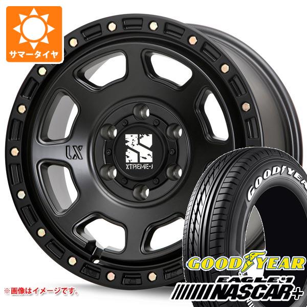 【タイヤ交換対象】ハイエース 200系用 2026年製 サマータイヤ グッドイヤー イーグル ＃1 ナスカープラス 215/65R16C 109/107R ホワイトレター MLJ エクストリームJ XJ07 6.5-16 タイヤホイール4本セット