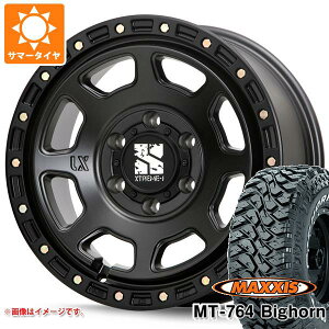 【タイヤ交換対象】サマータイヤ 265/70R17 118/115Q 8PR マキシス MT-764 ビッグホーン ホワイトレター MLJ エクストリームJ XJ07 8.0-17 タイヤホイール4本セット