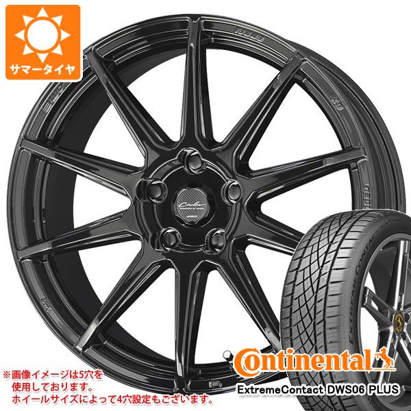 【タイヤ交換対象】サマータイヤ 215/45R17 91W XL コンチネンタル エクストリームコンタクト DWS06 プラス サーキュラー C10R 7.0-17 タイヤホイール4本セット