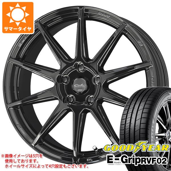 【タイヤ交換対象】サマータイヤ 165/55R15 75V グッドイヤー エフィシエントグリップ RVF02 サーキュラー C10R 5.0-15 タイヤホイール4本セット