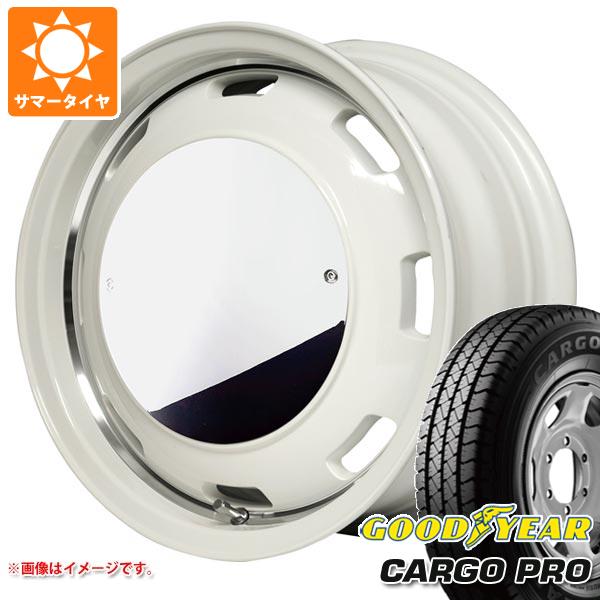 【タイヤ交換対象】キャリイ DA16T用 サマータイヤ グッドイヤー カーゴ プロ 165/80R14 91/90N (165R14 6PR相当) ガルシア シスコムーン 4.5-14 タイヤホイール4本セット
