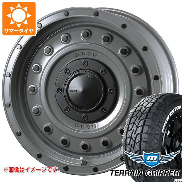 【タイヤ交換対象】ランドクルーザー プラド 150系用 サマータイヤ モンスタ テレーングリッパー 265/70R17 115T ホワイトレター クリムソン ディーン コロラド 8.0-17 タイヤホイール4本セット