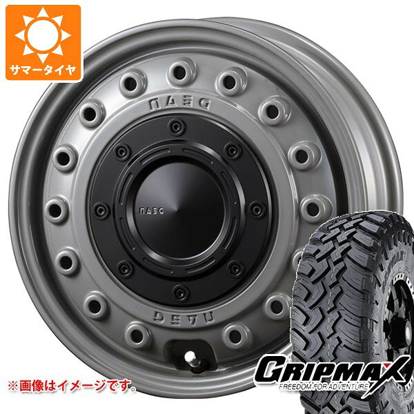樂天商城 - 【タイヤ交換対象】ダイハツ ハイゼットトラック S500系用 サマータイヤ グリップマックス マッドレイジ M/T 185R14C 102/100Q ホワイトレター クリムソン ディーン コロラド 4.5-14 タイヤホイール4本セット