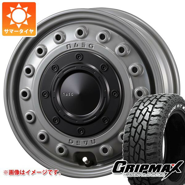 【タイヤ交換対象】スズキ キャリイ DA16T用 サマータイヤ グリップマックス マッドレイジ R/T MAX 145R14C 85/83Q ホワイトレター クリムソン ディーン コロラド 4.5-14 タイヤホイール4本セット
