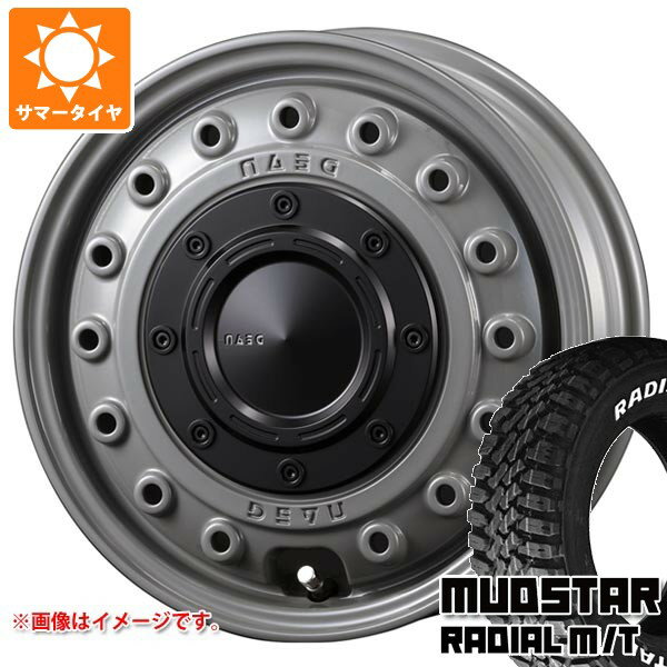 【タイヤ交換対象】スズキ エブリイワゴン DA17W用 サマータイヤ マッドスター ラジアル M/T 165/65R14 79S ホワイトレター クリムソン ディーン コロラド 4.5-14 タイヤホイール4本セット