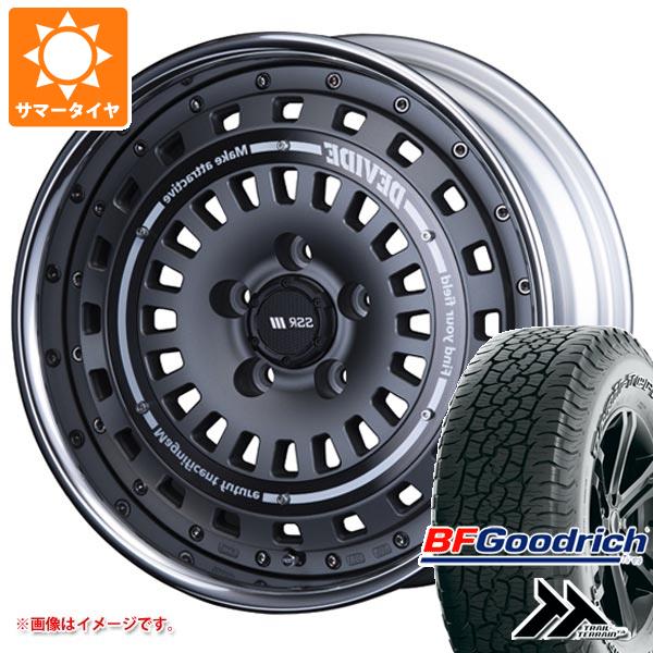 【タイヤ交換対象】エクリプスクロス GK系用 サマータイヤ BFグッドリッチ トレールテレーンT/A 235/65R17 108T XL アウトラインホワイトレター SSR ディバイド クロスバッハ 7.0-17 タイヤホイール4本セット