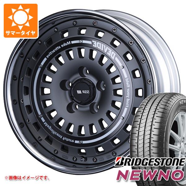 Rakuten - 【タイヤ交換対象】サマータイヤ 185/60R16 86H ブリヂストン ニューノ SSR ディバイド クロスバッハ 6.0-16 タイヤホイール4本セット