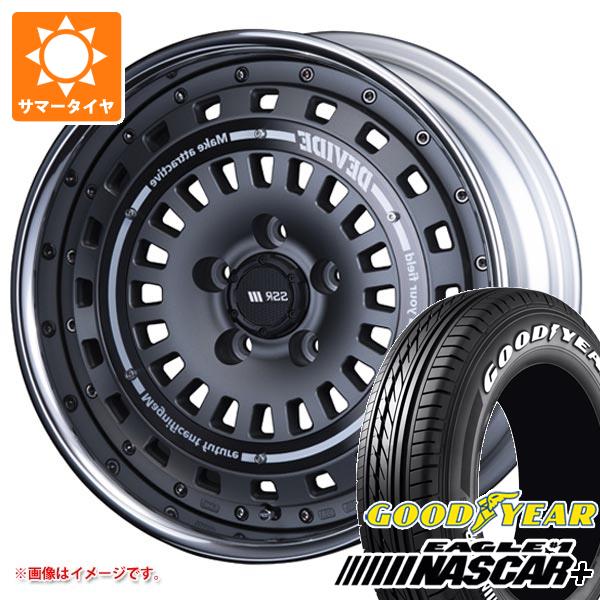 【タイヤ交換対象】ライズ用 2026年製 サマータイヤ グッドイヤー イーグル ＃1 ナスカープラス 215/65R16C 109/107R ホワイトレター SSR ディバイド クロスバッハ 6.5-16 タイヤホイール4本セット