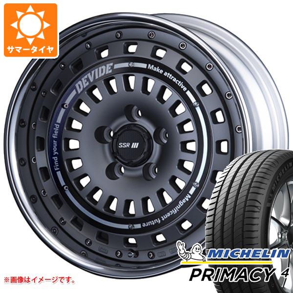 【タイヤ交換対象】エクリプスクロス GK系用 サマータイヤ ミシュラン プライマシー4 225/65R17 102H SSR ディバイド クロスバッハ 7.0-17 タイヤホイール4本セット