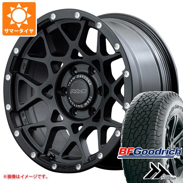 キーワード265/65-17 2656517 158582 17インチ sum1993bfgttta TRAIL-TERRAIN T/A BFGoodrich BFG BFグットリッチ TRAILTERRAIN トレイルテレーン トレイルテレイン 正規品 wh1rs95m86 RAYS DAYTONA M8 RAYZ TEAM DAYTONA 150プラド/FJクルーザー/ハイラックス オーバーフェンダーサイズ 国産車用 4本セット summertire タイヤ取付対象 タイヤ取付可能 タイヤ交換可能ホイールスペックメーカー名RAYSレイズホイール名DAYTONA M8デイトナ M8タイプ1ピース 国産車用カラーマットブラック(N2)ダークブロンズ(Z5)センターキャップ付属ナット無し補足オーバーフェンダーサイズの為、ノーマルフェンダーでは車体よりはみ出ますのでご注意ください。ホイールサイズ備 考8.5-17 6/139.7 +08.5-17 6/139.7 +10ナットについてトヨタ、ホンダ、ミツビシ、レクサスなどの一部車種は純正ナットが使用できません。ホイールセットをご購入される方は同時にナットのご購入をおすすめいたします。ナットのサイズや個数につきましては当店でお車に合わせて最適なものをご用意いたします。