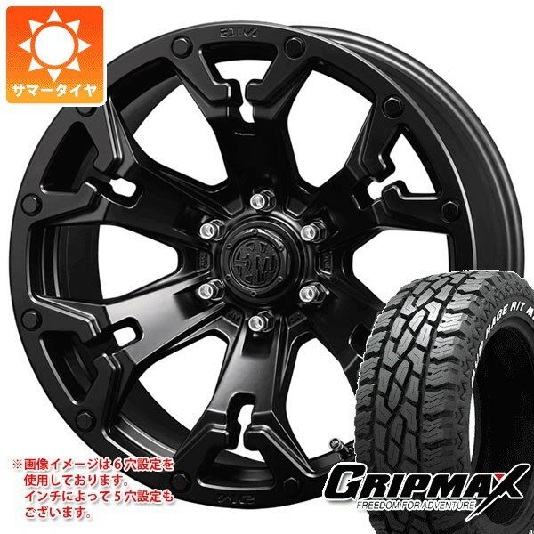 【タイヤ交換対象】エクリプスクロス GK系用 サマータイヤ グリップマックス マッドレイジ R/T MAX LT215/70R16 100/97R ホワイトレター クリムソン MG ゴーレム 7.0-16 タイヤホイール4本セット