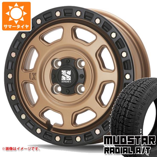 【タイヤ交換対象】キャリイ DA16T用 サマータイヤ マッドスター ラジアル A/T 165/60R15 77S ホワイトレター MLJ エクストリームJ XJ07 4.5-15 タイヤホイール4本セット