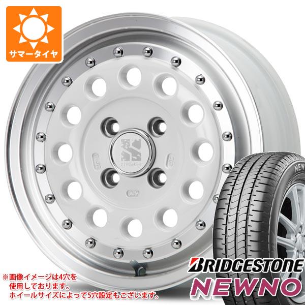 【タイヤ交換対象】サマータイヤ 165/55R14 72V ブリヂストン ニューノ MLJ エクストリームJ ラギッド 5.0-14 タイヤホイール4本セット