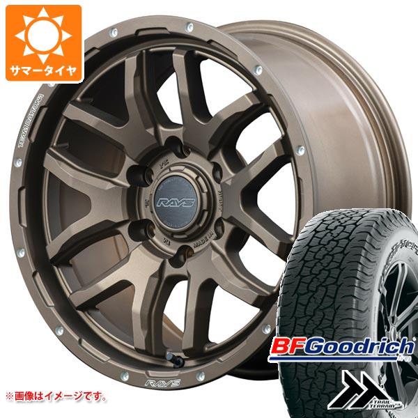 【タイヤ交換対象】ランドクルーザー プラド 150系用 サマータイヤ BFグッドリッチ トレールテレーンT/A 265/65R17 112T アウトラインホワイトレター レイズ デイトナ F6 ブースト 8.0-17 タイヤホイール4本セット