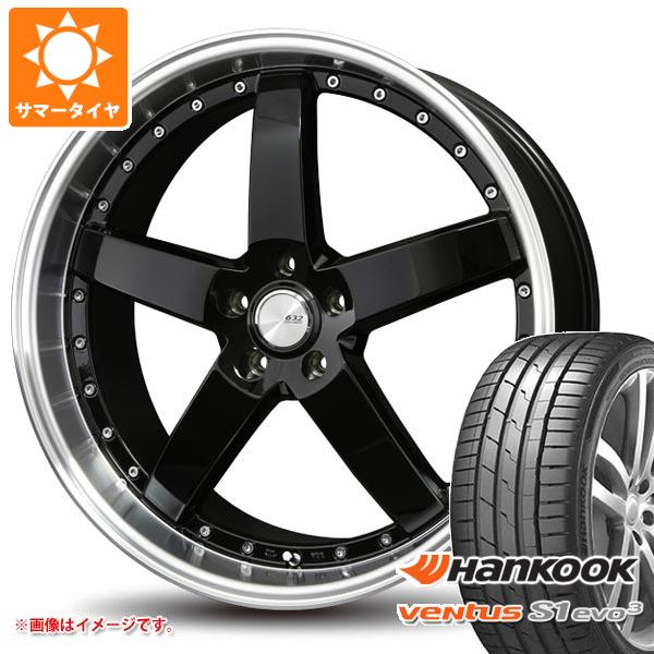 【タイヤ交換対象】サマータイヤ 225/35R20 (90Y) XL ハンコック ベンタス S1 エボ3 K127 バドックス ロクサーニ グラスターファイブ 8.5-20 タイヤホイール4本セット