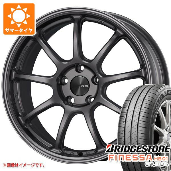 乐天商城 - 【タイヤ交換対象】2026年製 サマータイヤ 165/55R15 75V ブリヂストン フィネッサ HB01 エンケイ パフォーマンスライン PF09 5.0-15 タイヤホイール4本セット