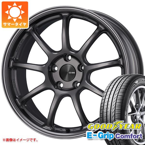 【タイヤ交換対象】サマータイヤ 195/45R16 84V XL グッドイヤー エフィシエントグリップコンフォート エンケイ パフォーマンスライン PF09 6.5-16 タイヤホイール4本セット