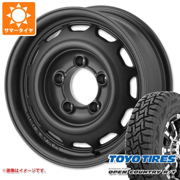 【タイヤ交換対象】5本セット ジムニーシエラ JB74W用 サマータイヤ トーヨー オープンカントリー R/T 195/80R15 96Q ブラックレター アピオ ワイルドボア ベンチュラ 6.0-15 タイヤホイール5本セット