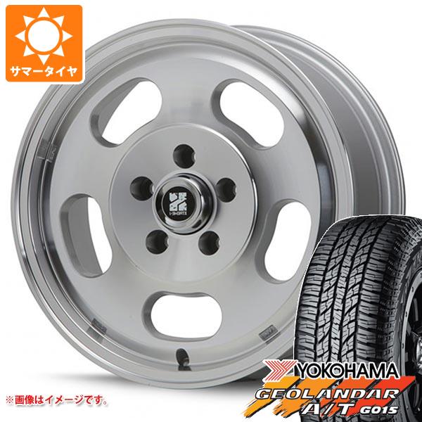 【タイヤ交換対象】T31エクストレイル用 2025年製 サマータイヤ ヨコハマ ジオランダー A/T G015 215/70R16 100H ブラックレター MLJ エクストリームJ Dスロット 6.5-16 タイヤホイール4本セット