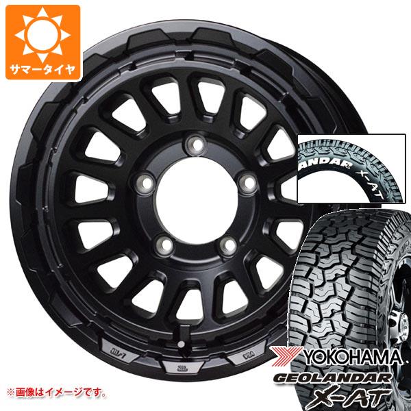 【タイヤ交換対象】5本セット スズキ ジムニー用 サマータイヤ ヨコハマ ジオランダー X-AT G016 185/85R16 105/103N LT ホワイトレター バークレイハードロック リザード 5.5-16 タイヤホイール5本セット