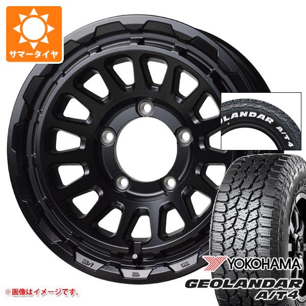 【タイヤ交換対象】スズキ ジムニーノマド JC74W用 2026年製 サマータイヤ ヨコハマ ジオランダー A/T4 G018 185/85R16 105/103N LT ホワイトレター バークレイハードロック リザード 6.0-16 タイヤホイール4本セット