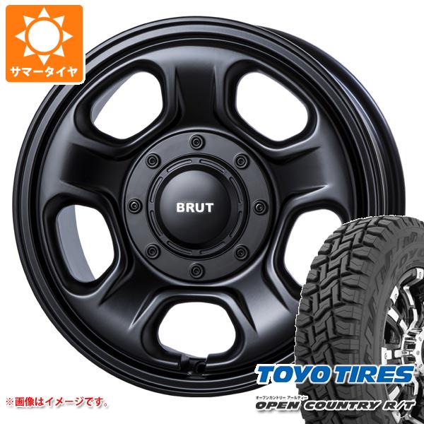 【タイヤ交換対象】エクリプスクロス GK系用 2025年製 サマータイヤ トーヨー オープンカントリー R/T LT225/70R16 102/99Q ホワイトレター ブルート BR-33 6.5-16 タイヤホイール4本セット