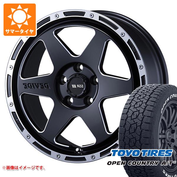 【タイヤ交換対象】エクリプスクロス GK系用 サマータイヤ トーヨー オープンカントリー A/T3 215/70R16 100T ホワイトレター SSR ディバイド TR-6 7.0-16 タイヤホイール4本セット