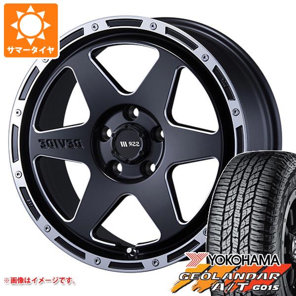 【タイヤ交換対象】CX-5 KE/KF系用 サマータイヤ ヨコハマ ジオランダー A/T G015 225/65R17 102T アウトラインホワイトレター SSR ディバイド TR-6 7.0-17 タイヤホイール4本セット