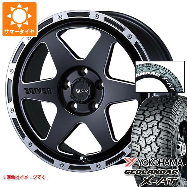 【タイヤ交換対象】ミツビシ エクリプスクロス GK系用 サマータイヤ ヨコハマ ジオランダー X-AT G016 225/70R16 103S ホワイトレター SSR ディバイド TR-6 7.0-16 タイヤホイール4本セット