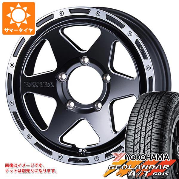 【タイヤ交換対象】スズキ ジムニーノマド JC74W用 サマータイヤ ヨコハマ ジオランダー A/T G015 LT225/75R16 115/112R アウトラインホワイトレター SSR ディバイド TR-6 6.0-16 タイヤホイール4本セット