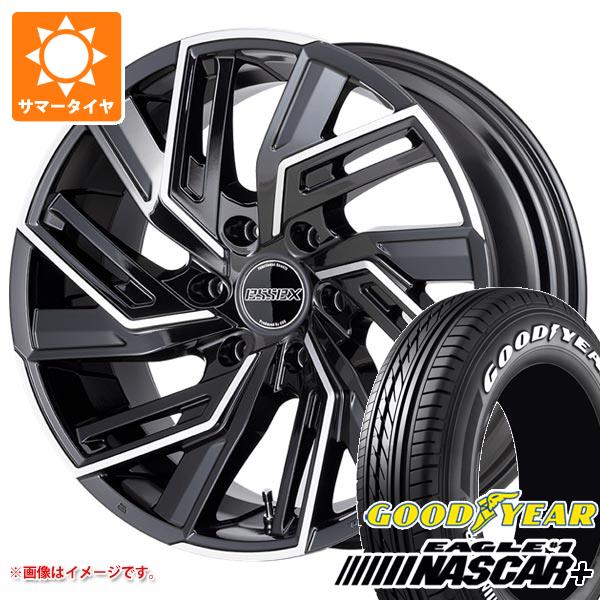 【タイヤ交換対象】ハイエース 200系用 2026年製 サマータイヤ グッドイヤー イーグル ＃1 ナスカープラス 215/60R17C 109/107R ホワイトレター エセックス EW 6.5-17 タイヤホイール4本セット