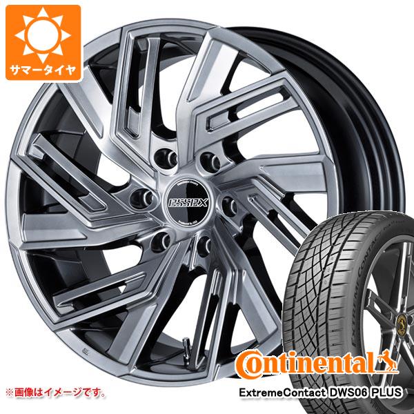 【タイヤ交換対象】ハイエース 200系用 2025年製 サマータイヤ コンチネンタル エクストリームコンタクト DWS06 プラス 225/45ZR19 92W エセックス EW 8.5-19 タイヤホイール4本セット