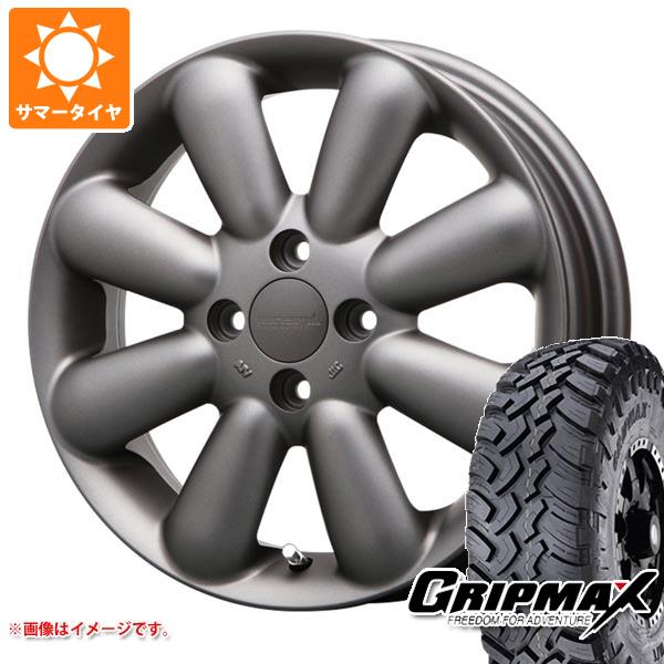 【タイヤ交換対象】サマータイヤ 195R14 106/104Q グリップマックス マッドレイジ M/T ホワイトレター MLJ ハイペリオン ピノ プラス 4.5-14 タイヤホイール4本セット