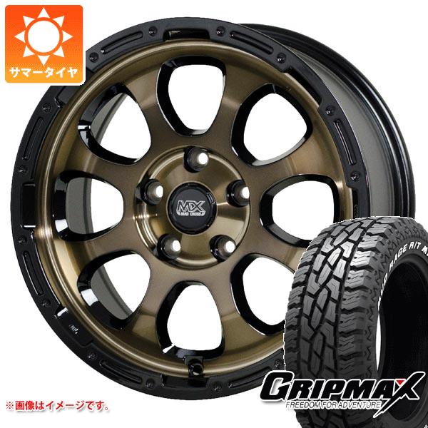 Rakuten - 【タイヤ交換対象】エクリプスクロス GK系用 サマータイヤ グリップマックス マッドレイジ R/T MAX LT215/70R16 100/97R ホワイトレター マッドクロスグレイス 7.0-16 タイヤホイール4本セット