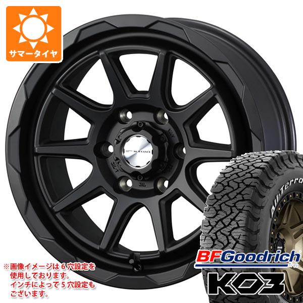 【タイヤ交換対象】ハイラックス 120系用 サマータイヤ BFグッドリッチ オールテレーンT/A KO3 LT265/65R17 116/113S ホワイトレター マッドヴァンス06 8.0-17 タイヤホイール4本セット