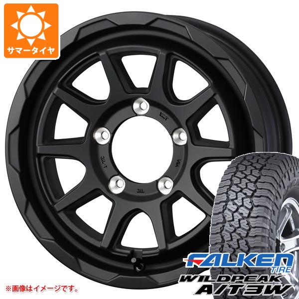 5本セット ジムニーシエラ JB74W用 サマータイヤ ファルケン ワイルドピーク A/T3W LT225/75R16 115/112Q マッドヴァンス06 6.0-16 タイヤホイール5本セット