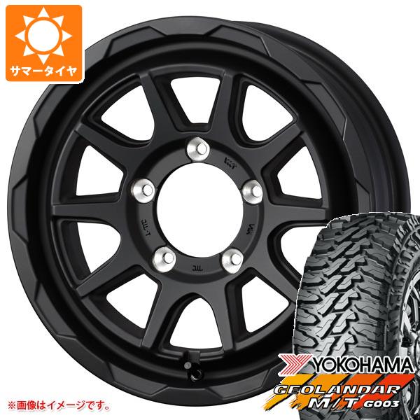 【タイヤ交換対象】5本セット スズキ ジムニーノマド JC74W用 サマータイヤ ヨコハマ ジオランダー M/T G003 195/80R15 96S マッドヴァンス06 6.0-15 タイヤホイール5本セット