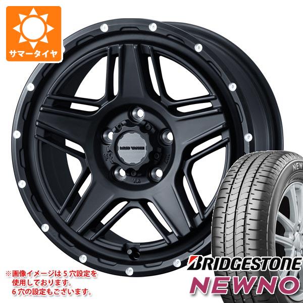 【タイヤ交換対象】サマータイヤ 215/60R16 95H ブリヂストン ニューノ マッドヴァンス07 7.0-16 タイヤホイール4本セット