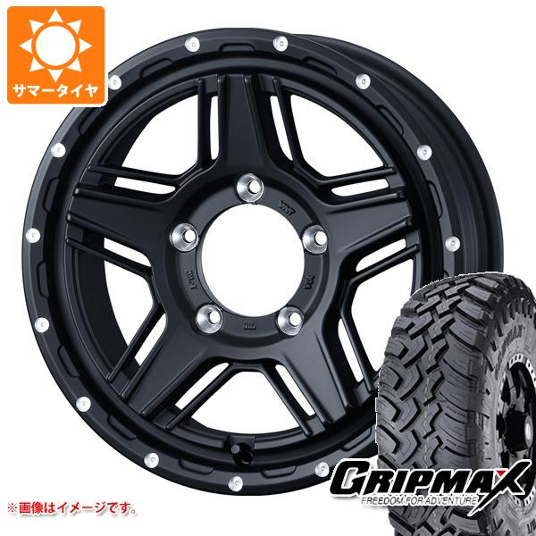 【タイヤ交換対象】5本セット スズキ ジムニーノマド JC74W用 サマータイヤ グリップマックス マッドレイジ M/T 195/80R15 96Q ホワイトレター マッドヴァンス07 6.0-15 タイヤホイール5本セット