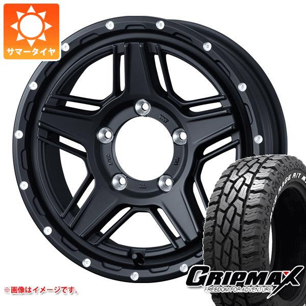 【タイヤ交換対象】5本セット ジムニー JB64W用 サマータイヤ グリップマックス マッドレイジ R/T MAX LT215/70R16 100/97R ホワイトレター マッドヴァンス07 5.5-16 タイヤホイール5本セット
