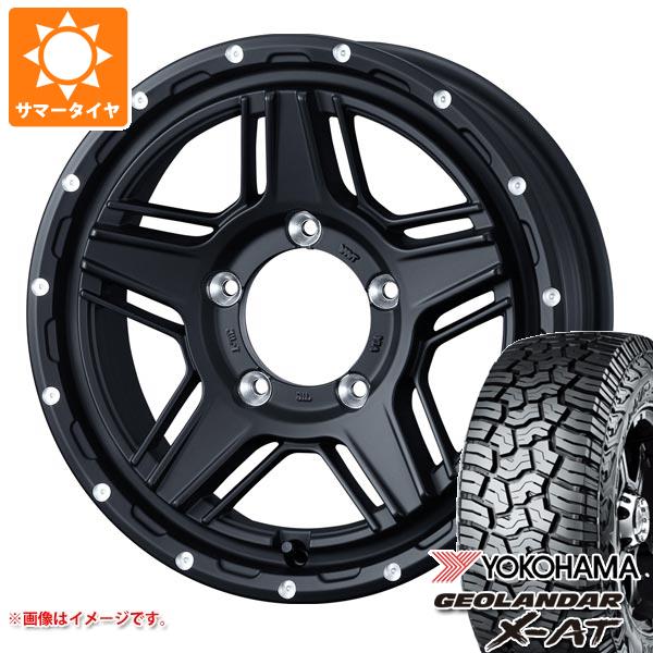 【タイヤ交換対象】5本セット ジムニーシエラ JB74W用 2026年製 サマータイヤ ヨコハマ ジオランダー X-AT G016 195/80R15 107/105N LT アウトラインホワイトレター G016A マッドヴァンス07 6.0-15 タイヤホイール5本セット