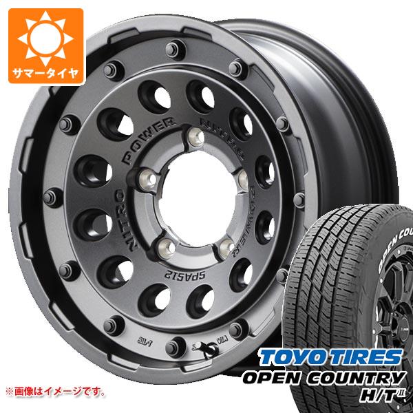 【タイヤ交換対象】5本セット スズキ ジムニーノマド JC74W用 2025年製 サマータイヤ トーヨー オープンカントリー H/T2 215/70R16 100H ホワイトレター ナイトロパワー H12 ショットガン 6.0-16 タイヤホイール5本セット