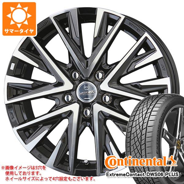【タイヤ交換対象】サマータイヤ 235/45R18 98Y XL コンチネンタル エクストリームコンタクト DWS06 プラス スマック レジーナ 7.5-18 タイヤホイール4本セット