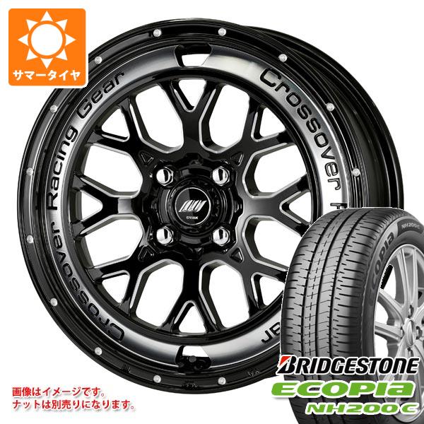【タイヤ交換対象】サマータイヤ 165/60R15 77H ブリヂストン エコピア NH200C ワーク クラッグ CKV 4.5-15 タイヤホイール4本セット