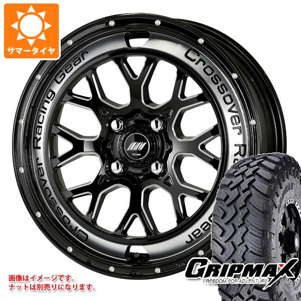 【タイヤ交換対象】アトレーワゴン S300系用 サマータイヤ グリップマックス マッドレイジ M/T 185R14C 102/100Q ホワイトレター ワーク クラッグ CKV 4.5-14 タイヤホイール4本セット