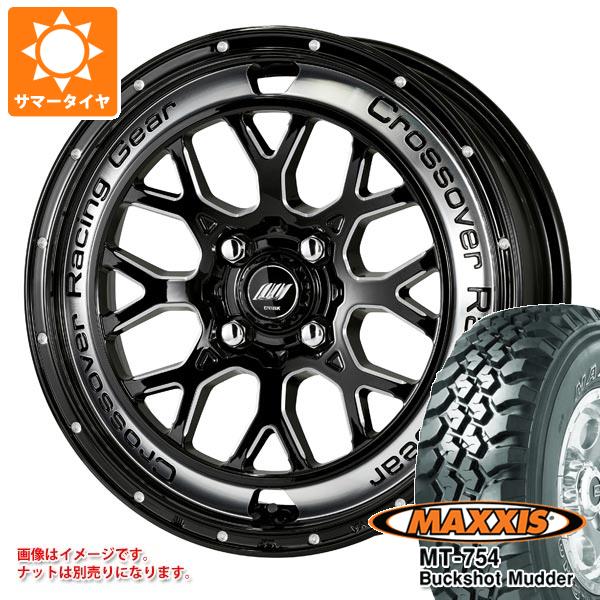 【タイヤ交換対象】2026年製 サマータイヤ 195R14 106/104R 8PR マキシス MT-754 バックショットマッダー アウトラインホワイトレター ワーク クラッグ CKV 4.5-14 タイヤホイール4本セット